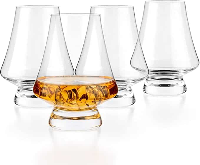 LUXBE – Bourbon Whisky Crystal Tasting Glass Snifter