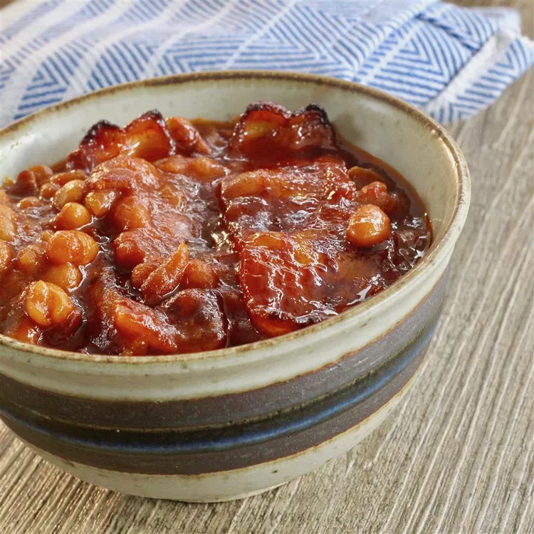 Bourbon Infused BBQ Beans: