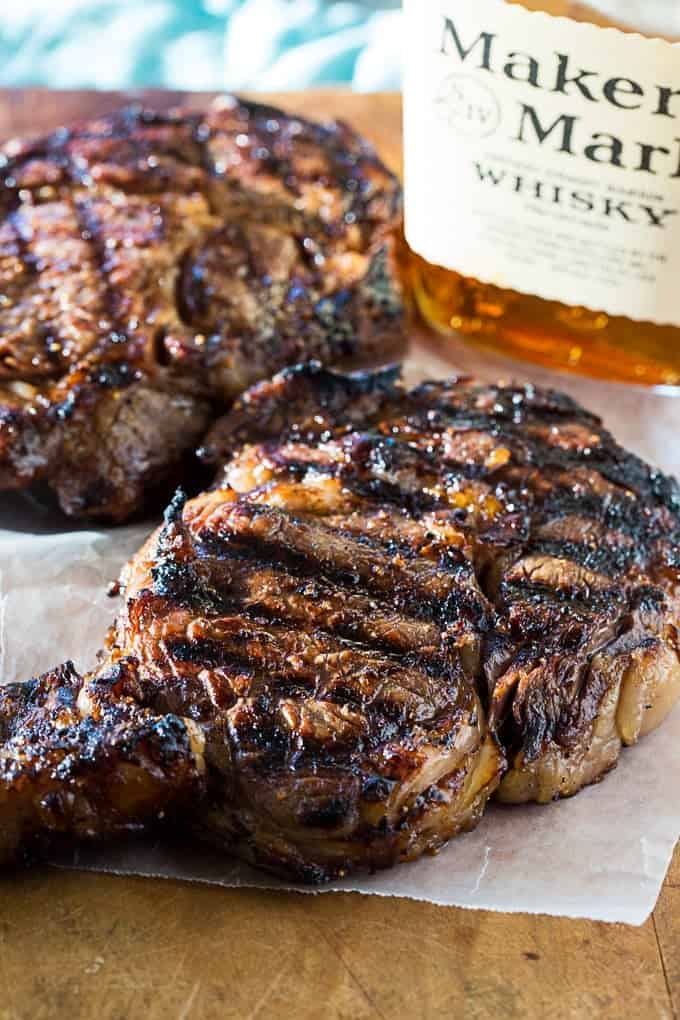 Bourbon Marinated Steak: