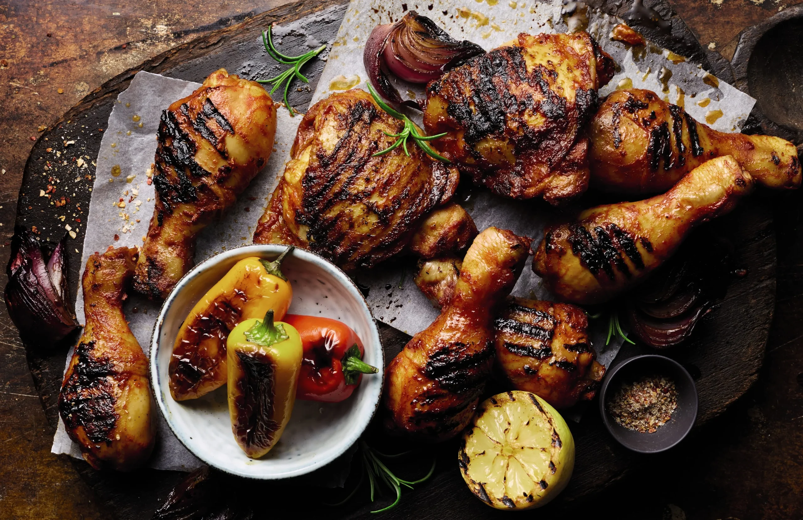 5 Amazing Ways to BBQ Chicken: BOURBON-infused BBQ chicken thighs and drumsticks