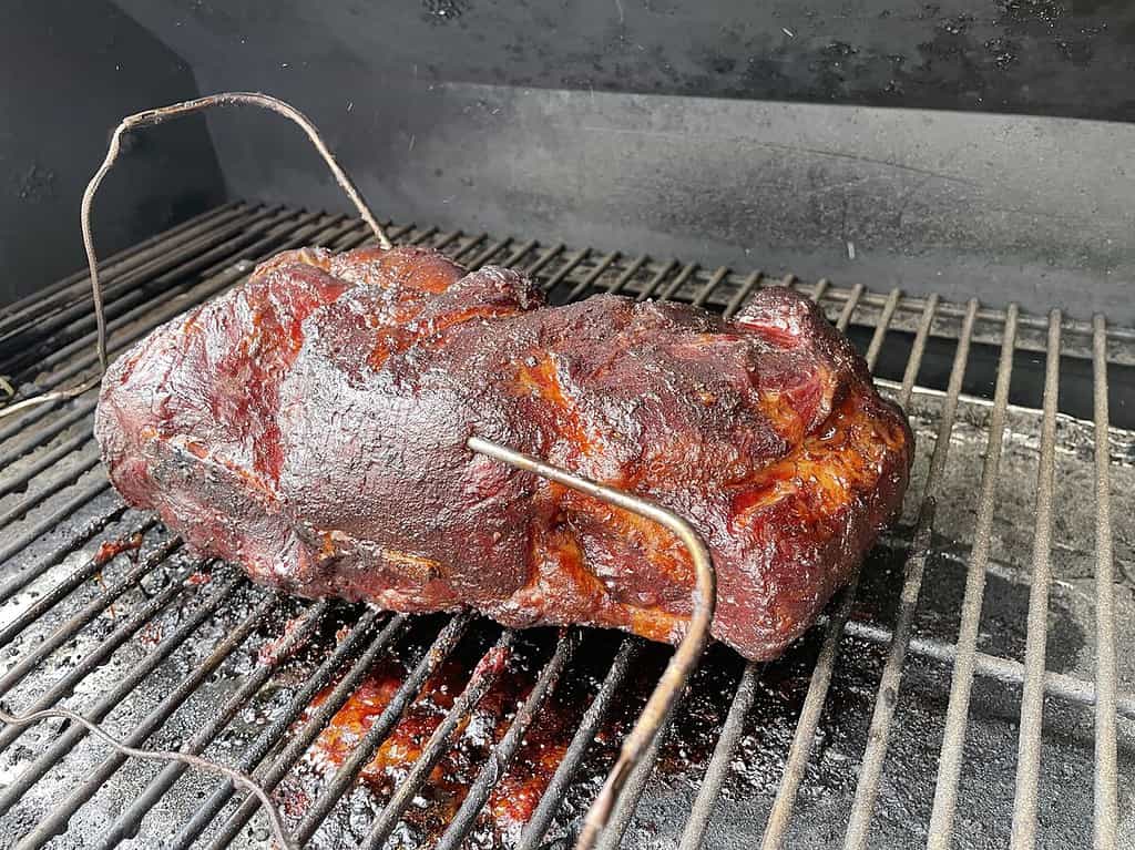 Naked Smoked pork butt