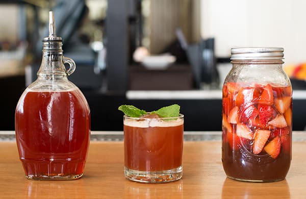 Aging process and fermenting of your strawberry moonshine for more delicate flavor