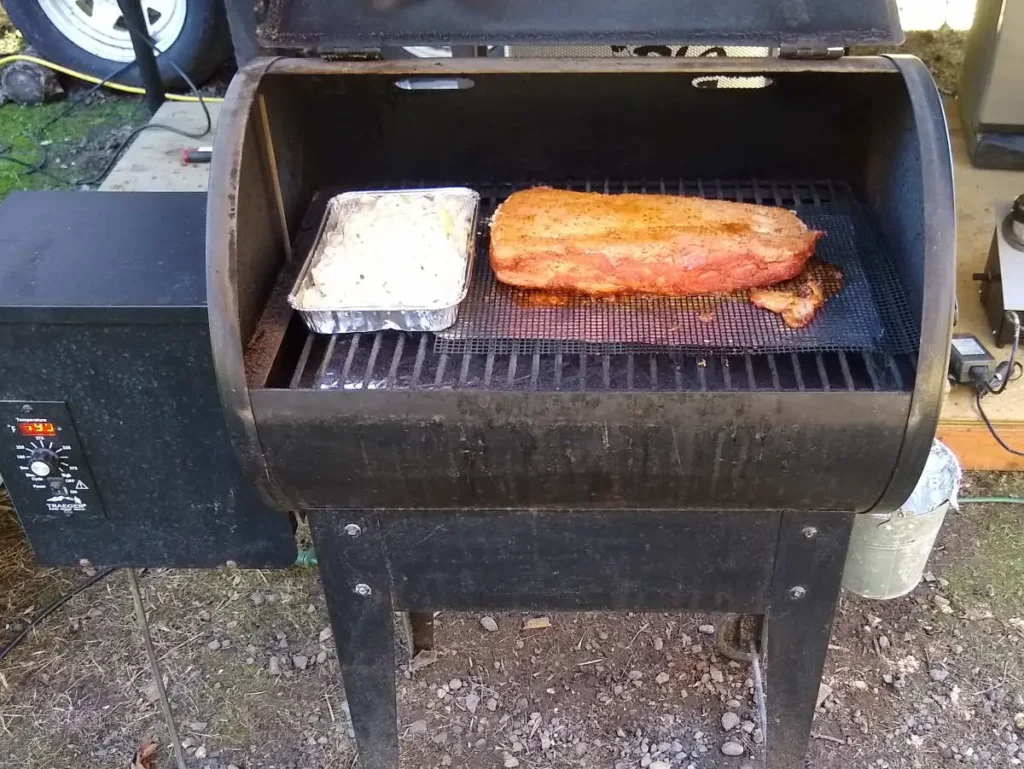 Grilling a Pork Loin in a Traeger