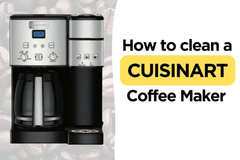 How to Clean Cuisinart Coffee Maker After Using