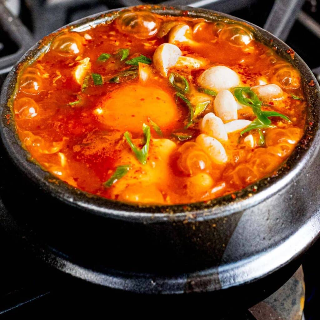 Sundubu Jjigae (Soft Tofu Stew)
