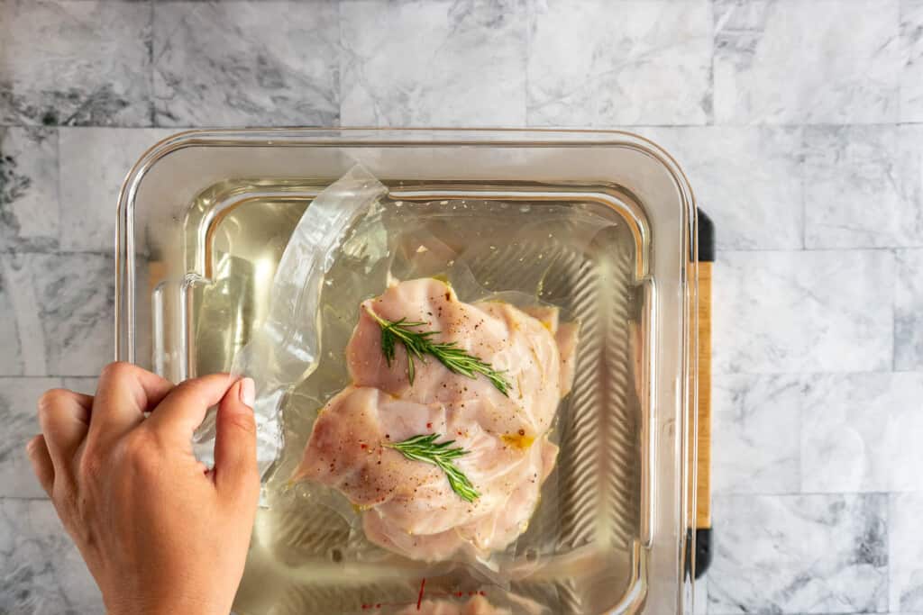 sous-vide cooking Chicken Thigh Calories