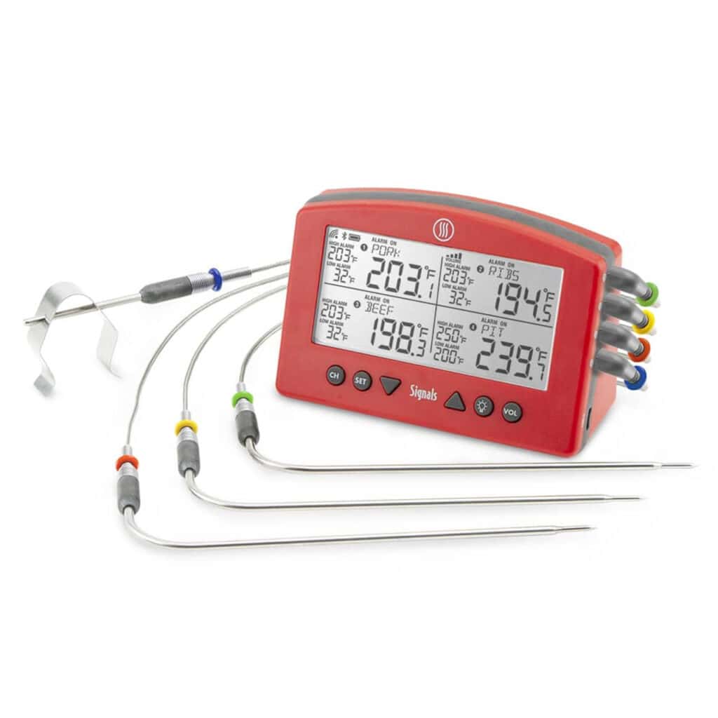 Wireless Meat Thermometer Signals™ BBQ Alarm Thermometer with Wi-Fi and Bluetooth®