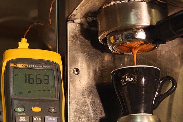 Step-by-Step Instructions to Calibrate Your Espresso Machine  espresso checking temperature