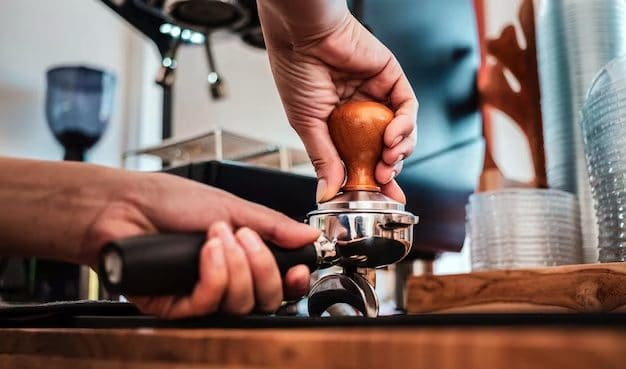 Step-by-Step Instructions to Master Espresso Bloom Apply even, firm pressure