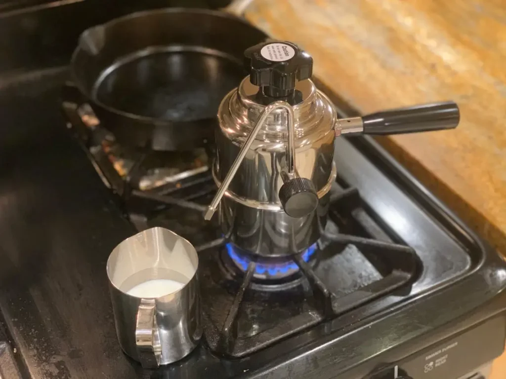 Stovetop Frothing: