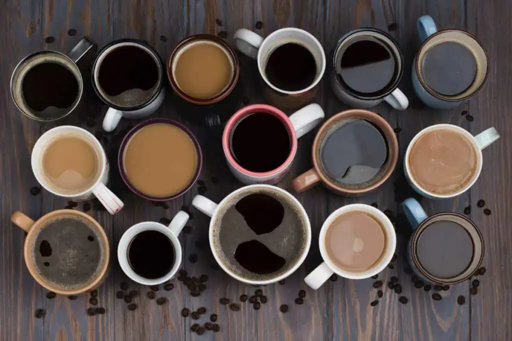 Alternatives to the Americano Pour different variety of coffee espresso
