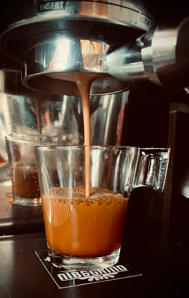 Emulsion in the espresso world refers to the magical marriage of water and coffee oils that come together during extraction to give you that dreamy crema on top