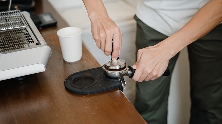 The Perfect Press Tamp coffee