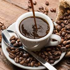 Pouring a cup of coffee