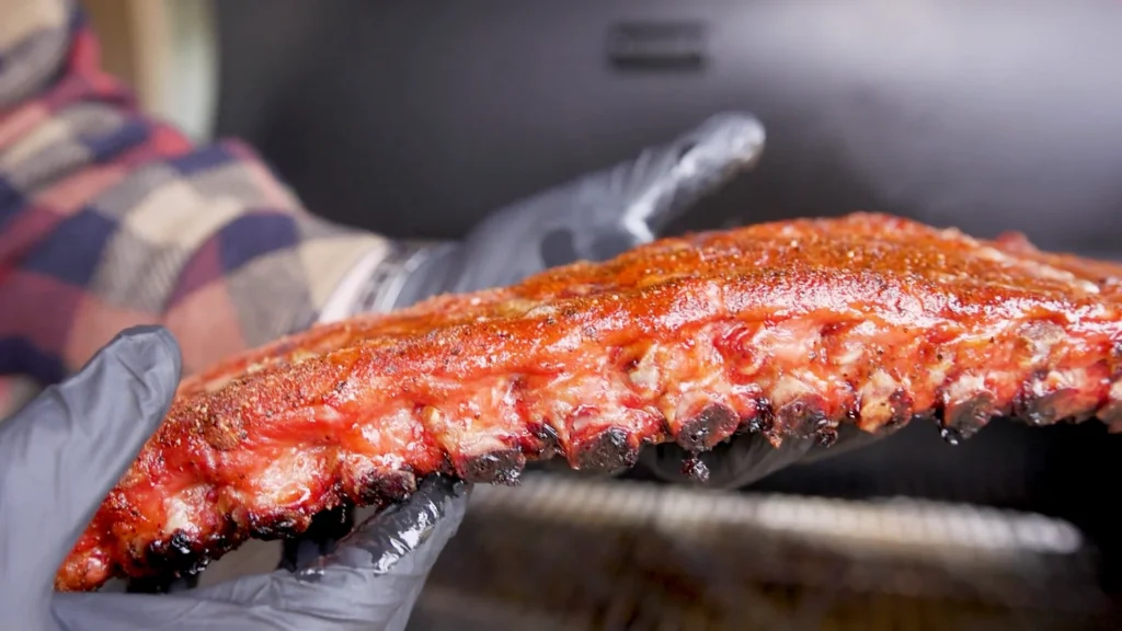 Perfect smoking time for ribs: Rest and Glaze (Optional)