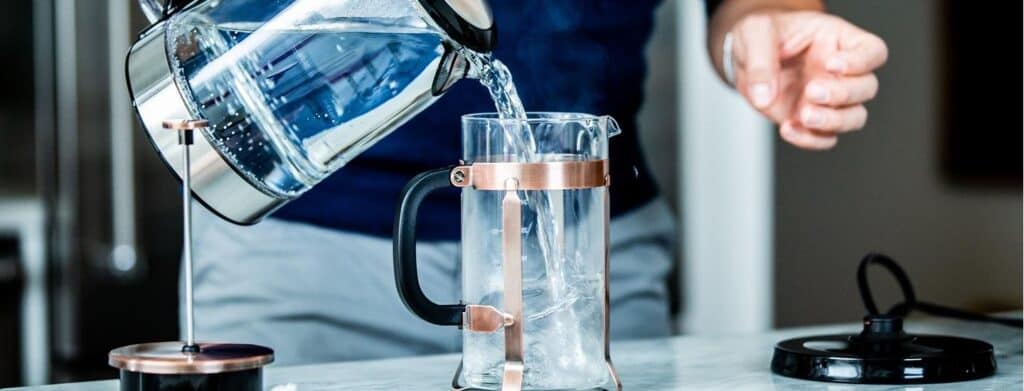 fresh water for coffee
