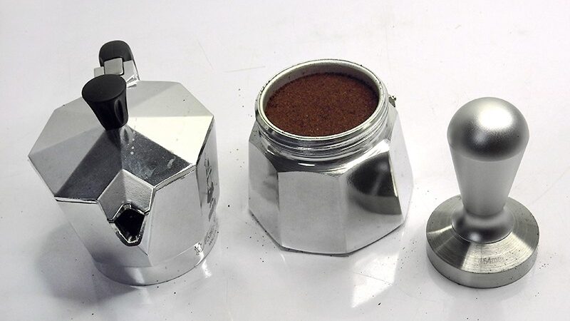 Moka Pot Tamping