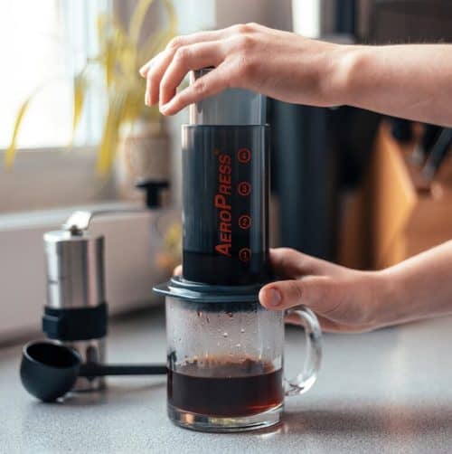 AeroPress for ethical beans coffee