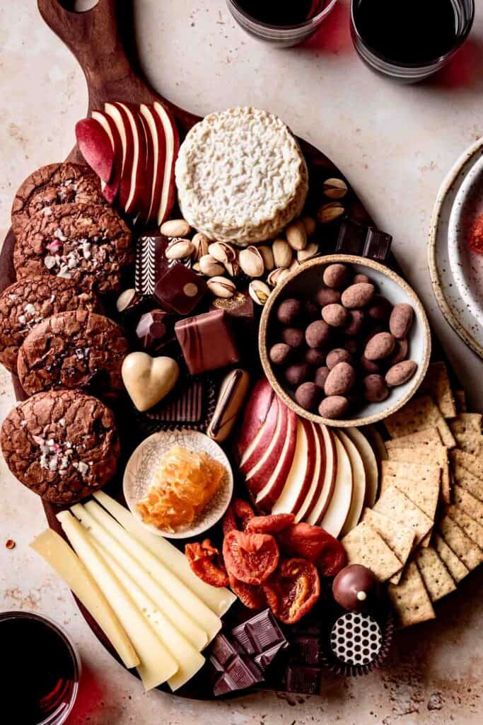 chocolate board dessert