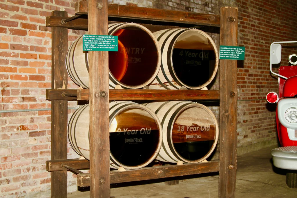 evaporation of Larceny 1870 bourbon