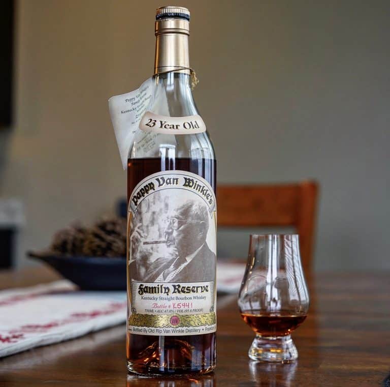 Pappy Van Winkle and a glass