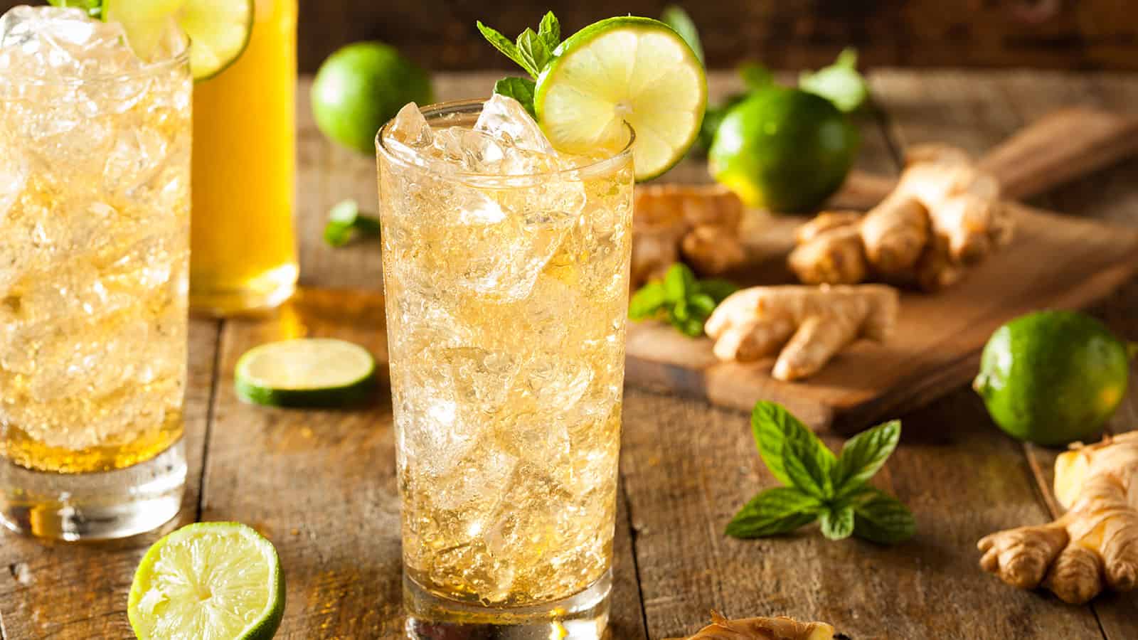 what is best to mix with bourbon: Bourbon & Ginger Ale