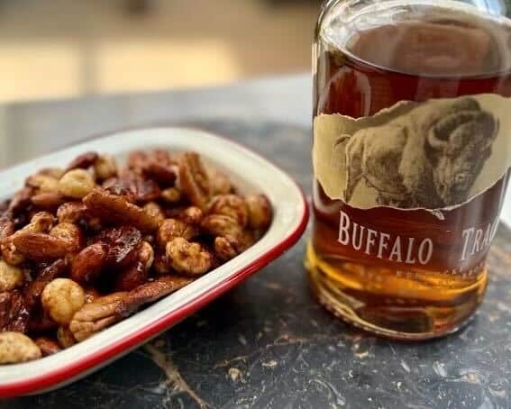 Bourbon and Brown Sugar Mixed Nuts