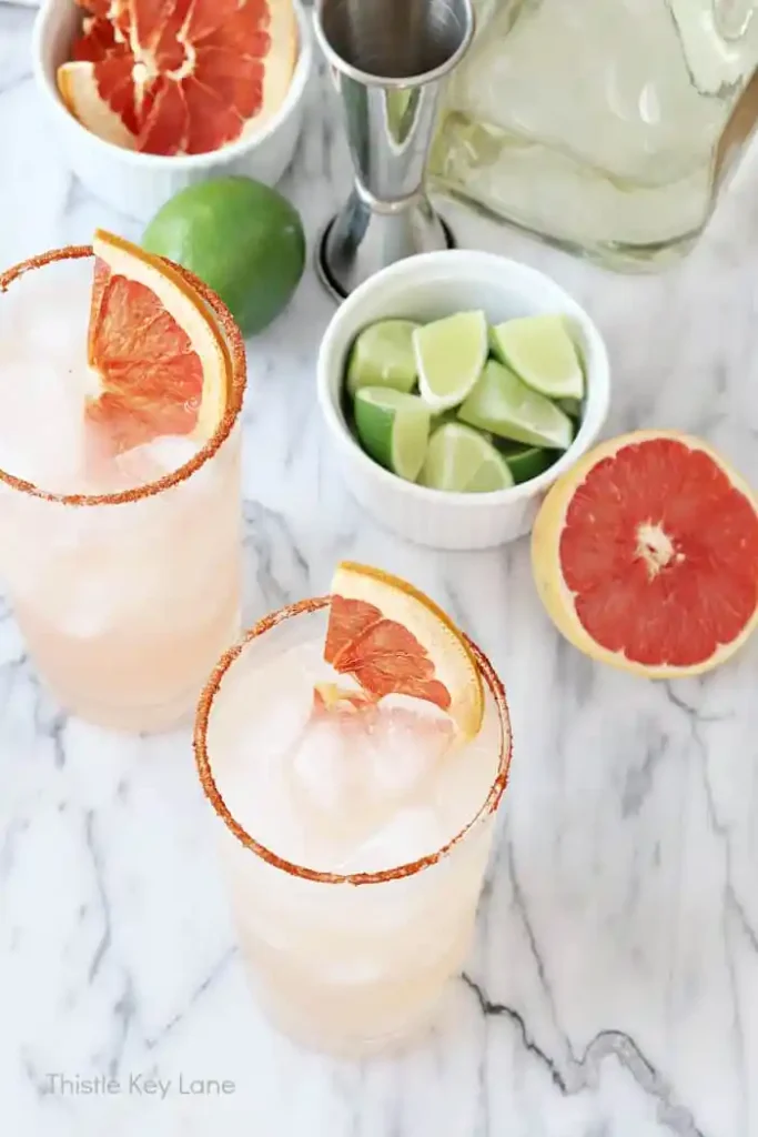 Bourbon Paloma ingredients