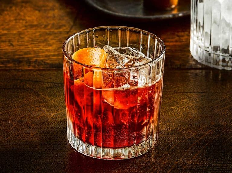 Bourbon with Campari: Boulevardier