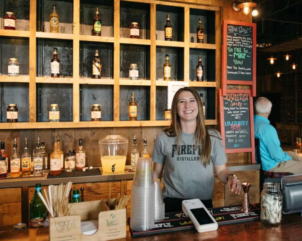 Firefly Sweet Tea Bourbon in a Local Liquor Stores