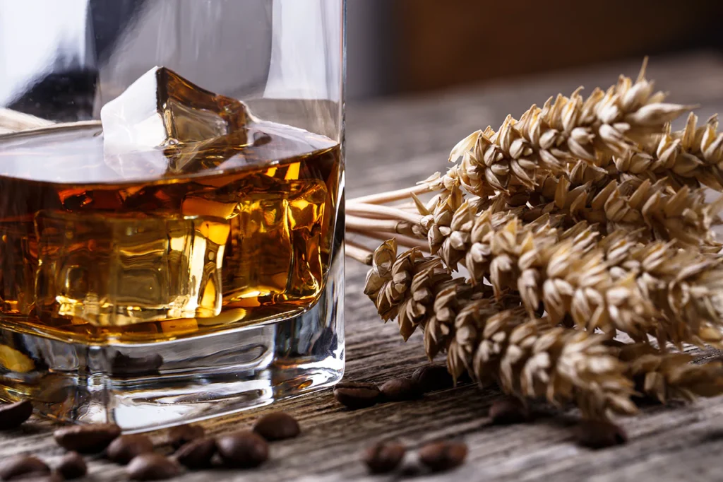 grains in the production of American whiskey significantly impacts its flavor profile